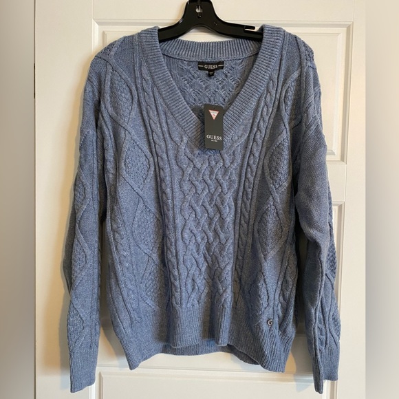 Guess Large Shea Ribbed Mock-Neck Women’s Sweater - Picture 2 of 9